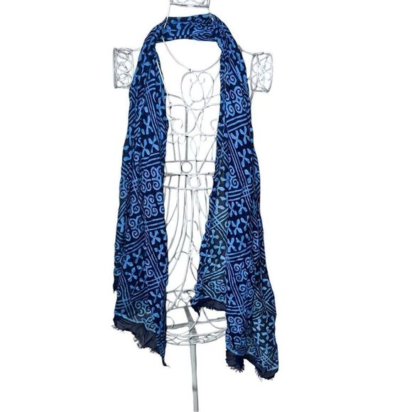 NEW WITH TAGS Women's VERA BRADLEY Scarf BLUE-  Head‎ scarf, fancy formal scarf, - Picture 2 of 8